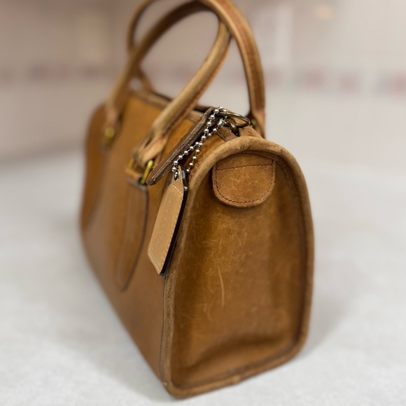 VINTAGE 1990s Coach Leather MADISON Satchel // Purse // Dr. Bag - Picture 2 of 8